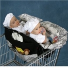 Grocery cart cover for twins