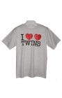 I Heart Twins Mens T-Shirt