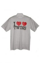 I Heart Twins Mens T-Shirt