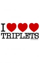 I Heart Triplets Mens Sweatshirt